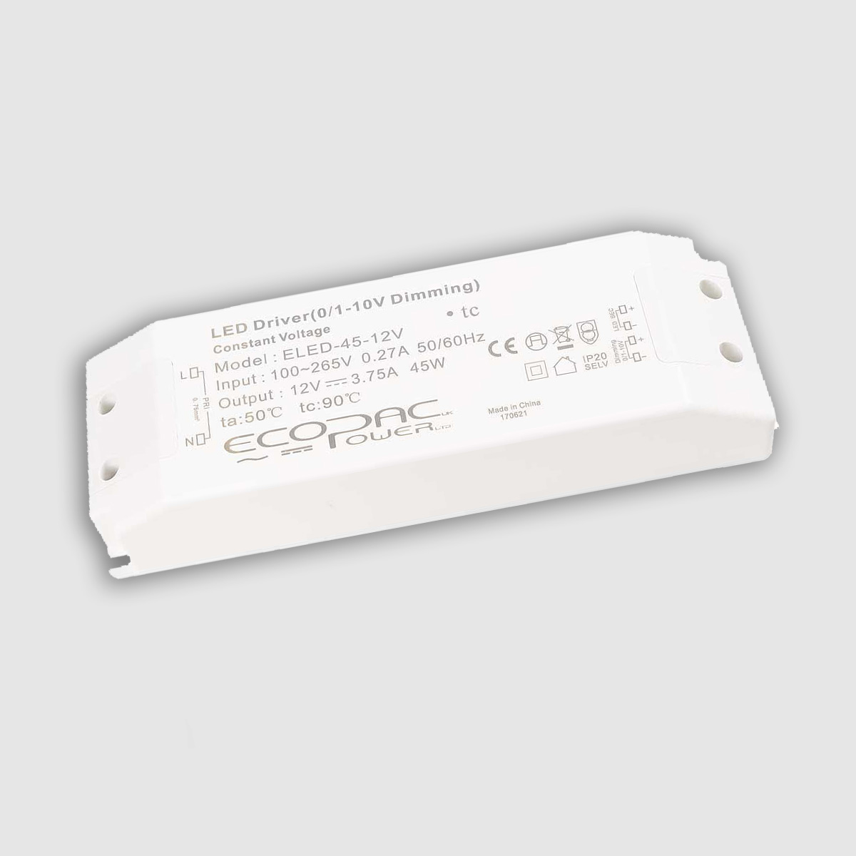 0-10V Dimmable LED Drivers