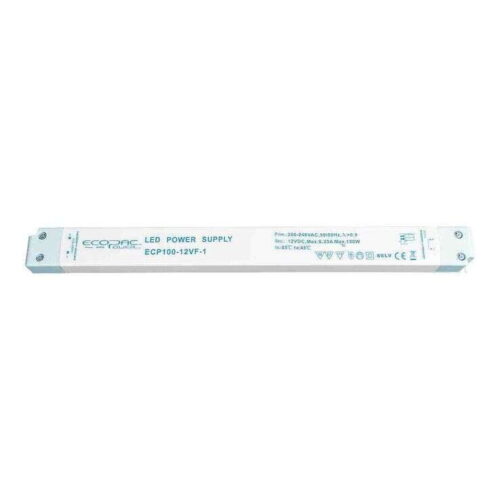 Ecopac 100W 24V Constant Voltage Non-Dimmable LED Driver Slimline Linear