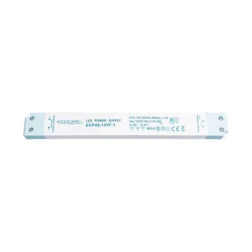 Ecopac 45W 24V Constant Voltage Non-Dimmable LED Driver Slimline Linear