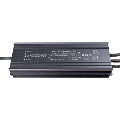 Ecopac 200W 24V Constant Voltage 0-10V Dimmable LED Driver