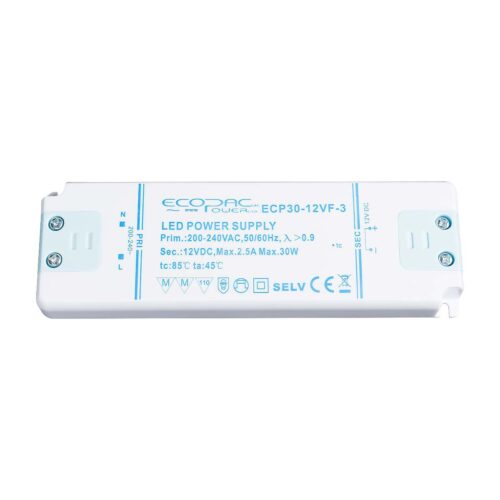 Ecopac 30W 24V Constant Voltage Non-Dimmable LED Driver