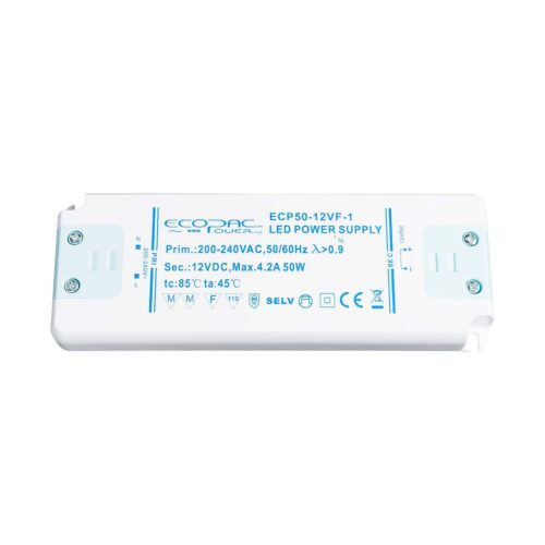 Ecopac 50W 24V Constant Voltage Non-Dimmable LED Driver