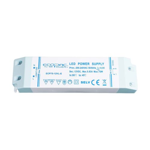 Ecopac 75W 24V Constant Voltage Non-Dimmable LED Driver