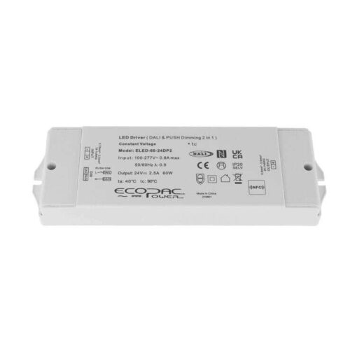 Ecopac 60W 24V Constant Voltage Dali Dimmable LED Driver