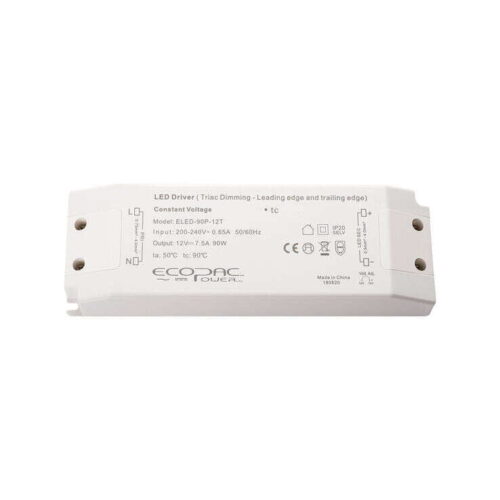 Ecopac 90W 24V Constant Voltage Dimmable LED Driver Leading & Trailing Edge