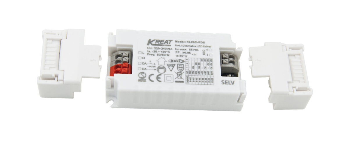 Kreat Power / Merrytek 20W 200-550MA Mini Constant Current Dali Dimmable LED Driver - Image 6